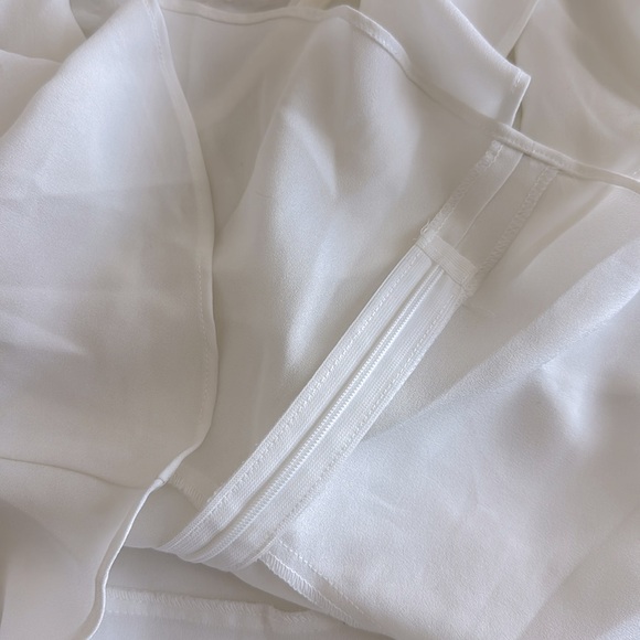 Elegant White Ruffle Top - Picture 3 of 5